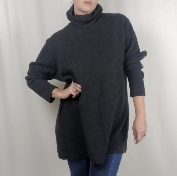 ⬇️$30 Vintage Lands End Ribbed Turtleneck - Picture 2 of 8